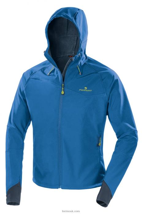 Men Ferrino T2B6138 Bright Blue TOBOL JACKET MAN BRIGHT BLUE