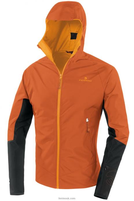 Men Ferrino T2B6139 Warm Orange URAL JACKET MAN WARM ORANGE