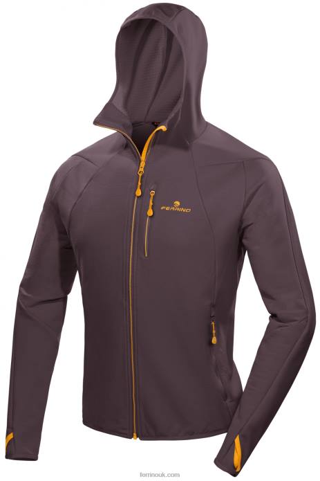 Men Ferrino T2B6154 Cordovan ROZES JACKET MAN CORDOVAN