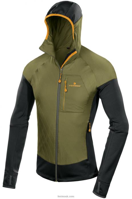 Men Ferrino T2B6259 Light Forest MULHACEN JACKET MAN LIGHT FOREST