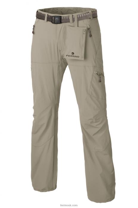Men Ferrino T2B6200 Moonrock HERVEY PANTS MAN MOONROCK