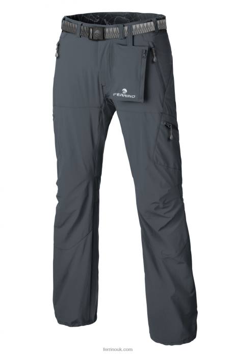 Men Ferrino T2B6202 Anthracite HERVEY PANTS MAN ANTHRACITE