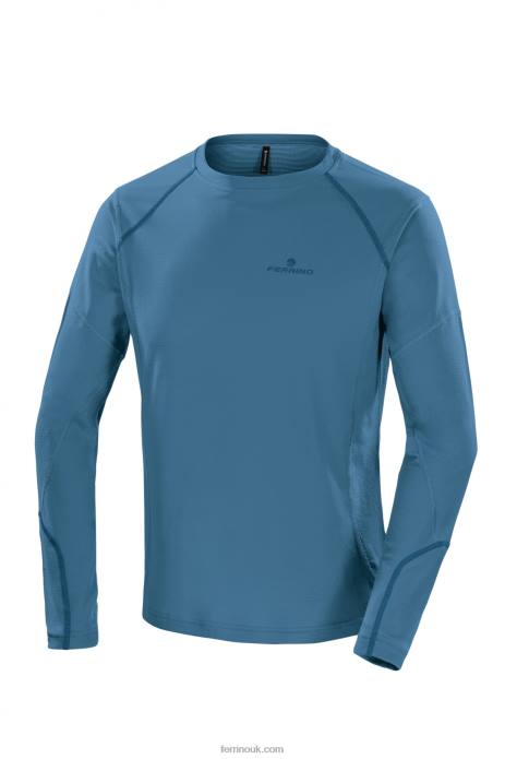 Men Ferrino T2B6165 Misty Blue WEISSHORN T-SHIRT MAN MISTY BLUE