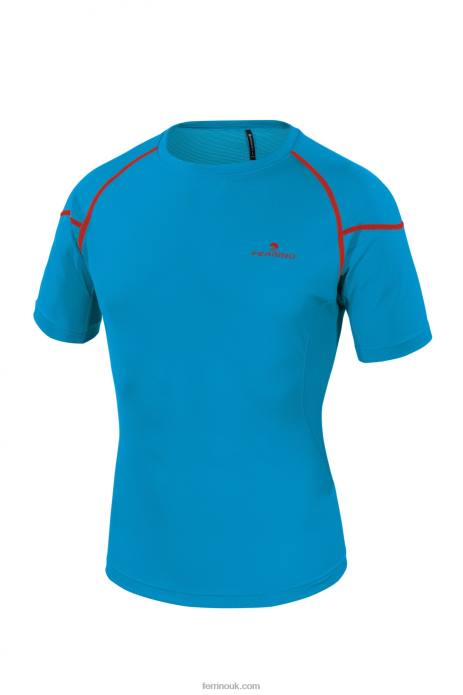 Men Ferrino T2B6176 Deep Sky KASAI T-SHIRT MAN DEEP SKY