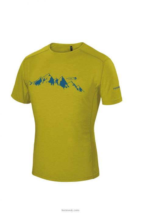 Men Ferrino T2B6177 Citronelle YOHO T-SHIRT MAN CITRONELLE