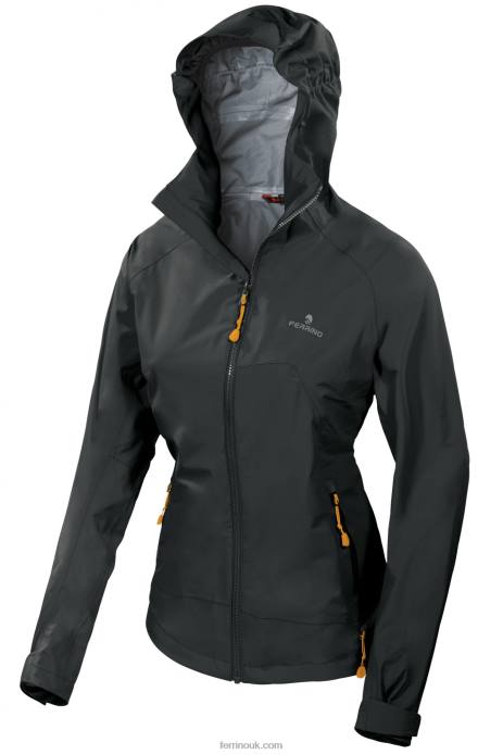 Women Ferrino T2B6293 Black ACADIA JKT WOMAN BLACK