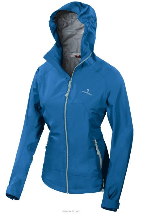 Women Ferrino T2B6294 Bright Blue ACADIA JKT WOMAN BRIGHT BLUE