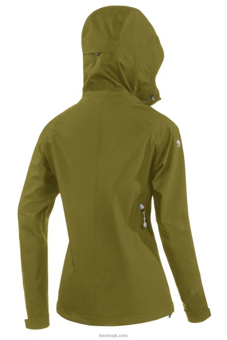 Women Ferrino T2B6296 Moss Green VALDEZ JACKET S WOMAN MOSS GREEN