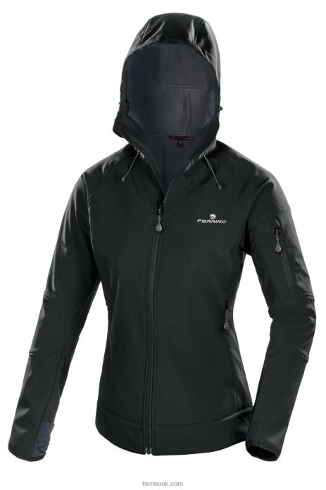 Women Ferrino T2B6298 Black TOBOL JACKET WOMAN BLACK