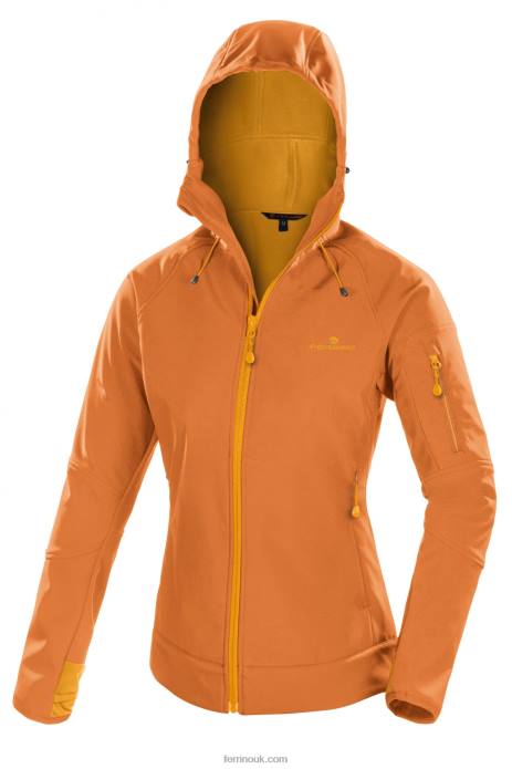 Women Ferrino T2B6299 Dark Orange TOBOL JACKET WOMAN DARK ORANGE