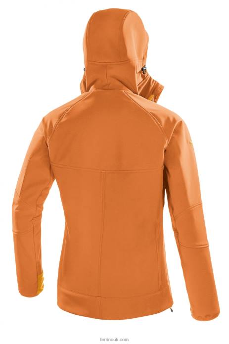 Women Ferrino T2B6299 Dark Orange TOBOL JACKET WOMAN DARK ORANGE