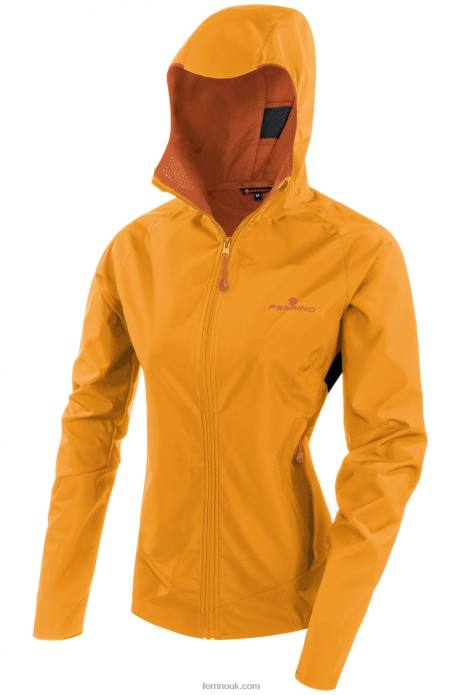 Women Ferrino T2B6301 Light Orange URAL JACKET WOMAN LIGHT ORANGE