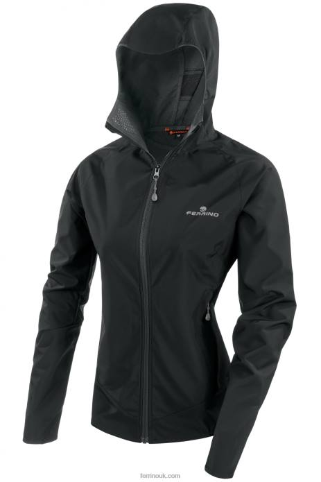 Women Ferrino T2B6302 Black URAL JACKET WOMAN BLACK