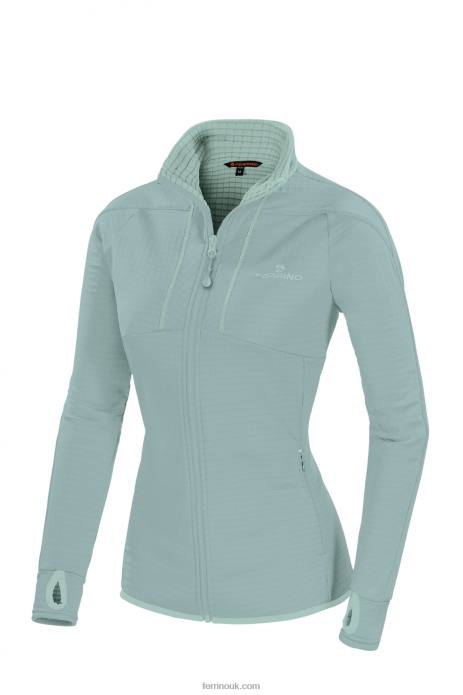 Women Ferrino T2B6314 Ice Green KLUANE JACKET WOMAN ICE GREEN