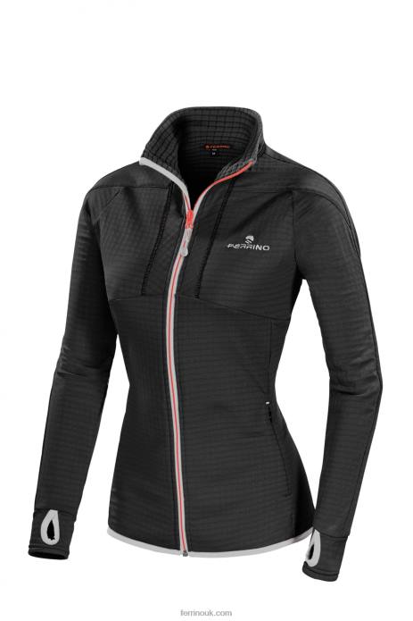 Women Ferrino T2B6315 Black KLUANE JACKET WOMAN BLACK