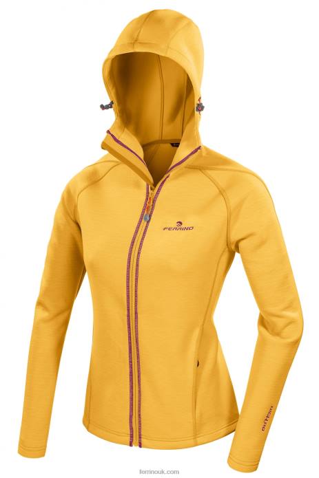 Women Ferrino T2B6318 Yellow CONGAREE JKT WOMAN YELLOW
