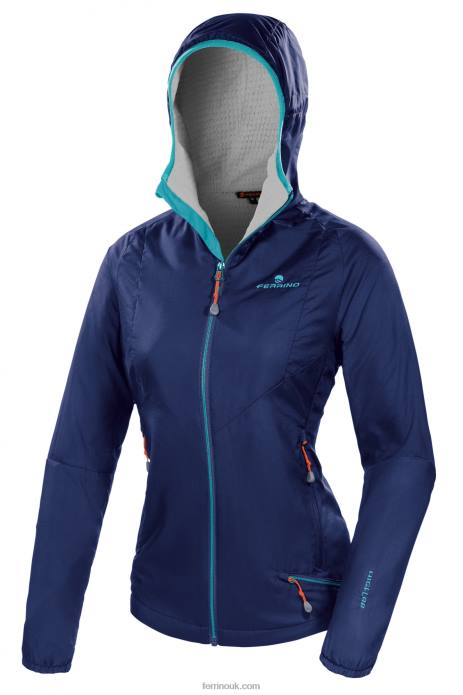 Women Ferrino T2B6353 Deep Blue BREITHORN JKT WOMAN DEEP BLUE