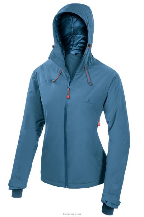 Women Ferrino T2B6356 Misty Blue YENISEI JACKET WOMAN MISTY BLUE