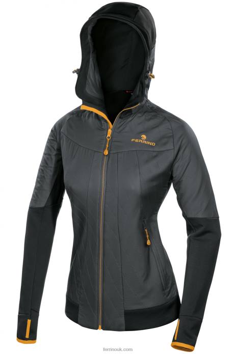 Women Ferrino T2B6358 Black MULHACEN JACKET WOMAN BLACK