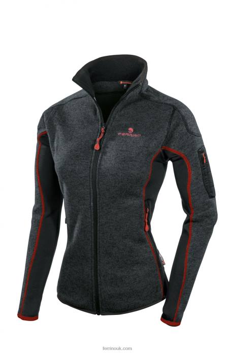 Women Ferrino T2B6360 Anthracite CHENEIL JKT WOMAN ANTHRACITE