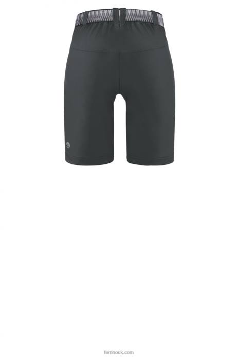 Women Ferrino T2B6341 Anthracite HERVEY SHORT WOMAN ANTHRACITE