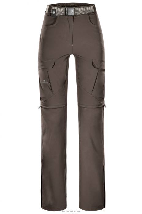 Women Ferrino T2B6347 Iron Brown USHUAIA PANTS WOMAN IRON BROWN