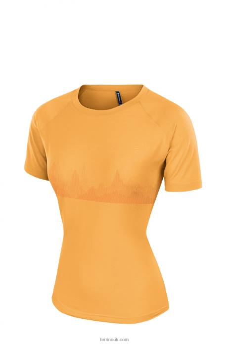 Women Ferrino T2B6320 Light Orange CORUEL T-SHIRT WOMAN LIGHT ORANGE