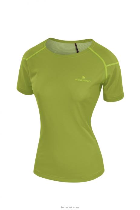 Women Ferrino T2B6323 Sage Green KASAI T-SHIRT WOMAN SAGE GREEN