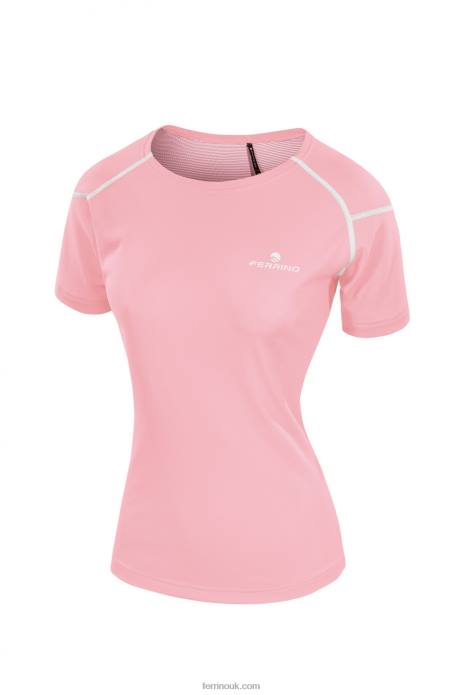 Women Ferrino T2B6324 Pink Romance KASAI T-SHIRT WOMAN PINK ROMANCE