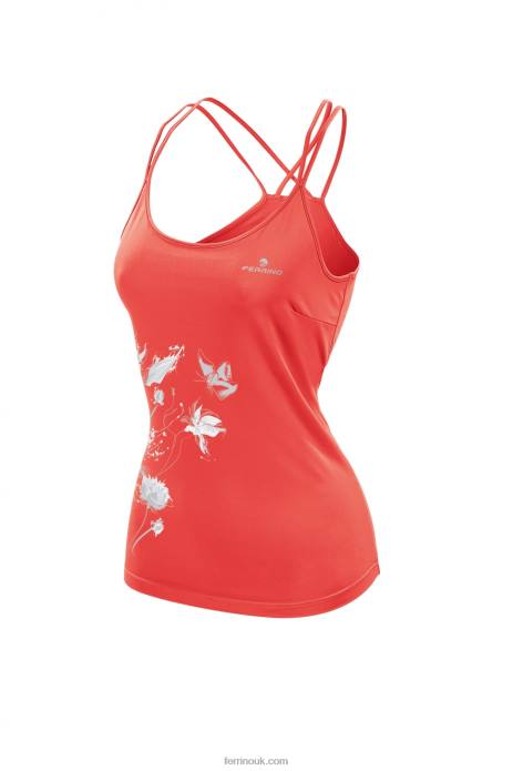 Women Ferrino T2B6330 Coral Red KENAI TANK WOMAN CORAL RED
