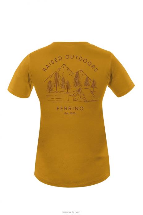 Women Ferrino T2B6334 Mustard RETRO T WOMAN MUSTARD