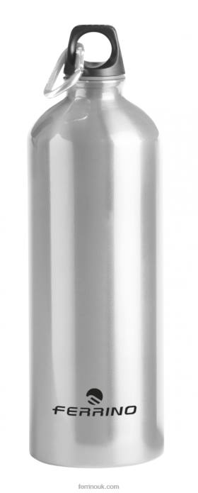 Unisex Ferrino T2B6651ALU DRINK LT. 1 W/NEOPRENE POUCH/SHOULDER BELT