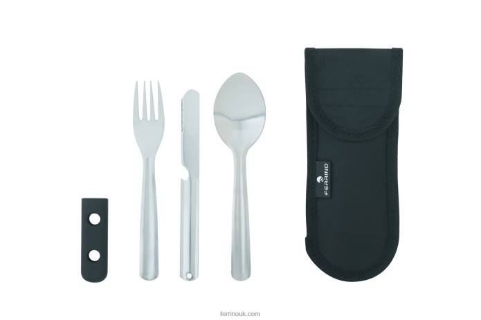 Unisex Ferrino T2B6662CUTLERY FOLDABLE INOX