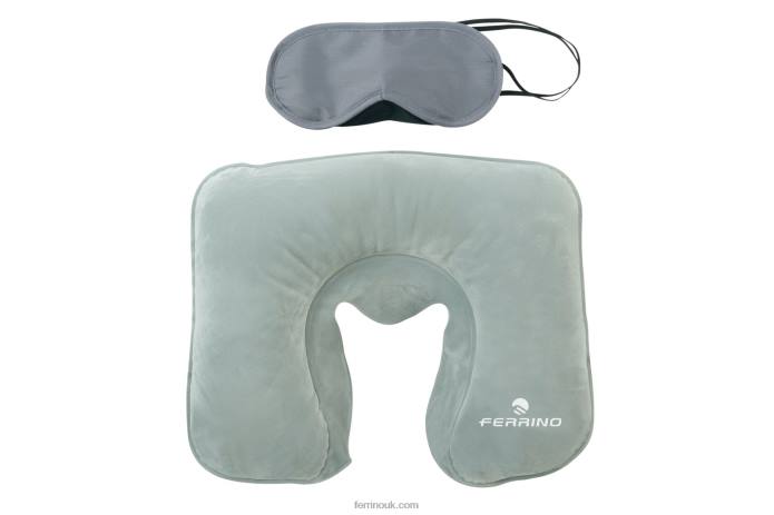 Unisex Ferrino T2B6434TRAVEL PILLOW+EYEMASK