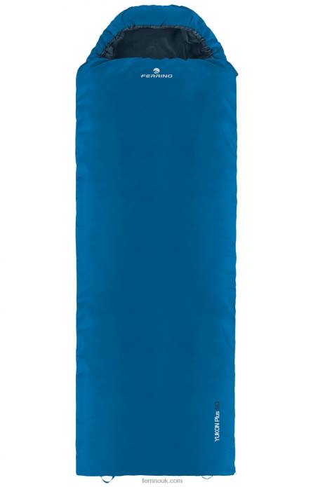 Unisex Ferrino T2B6394 Zip Left Blue SLEEPINGBAG YUKON PLUS SQ ZIP LEFT BLUE