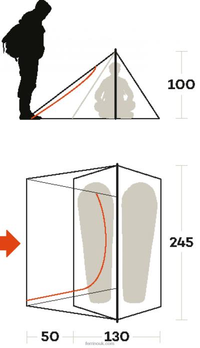 Unisex Ferrino T2B6473TENT SINTESI 2