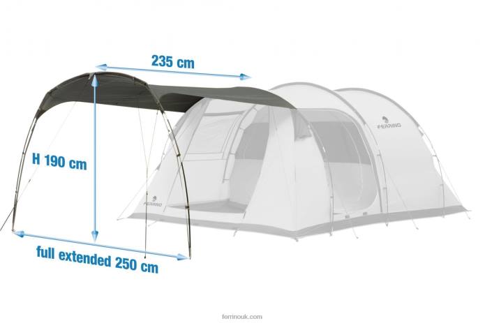 Unisex Ferrino T2B6496METEORA 4 TENT
